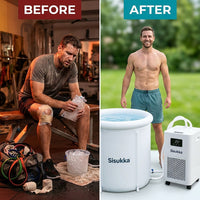 Drift Inflatable Cold Plunge (With Cooling Unit) — Before & After